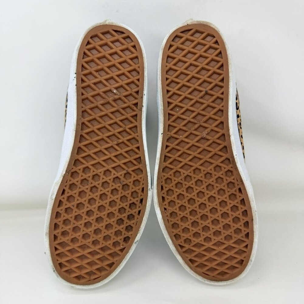 Vans Ward Platform Cheetah Print Sneakers Shoes Black Tan Women’s 99 - Picture 6 of 6